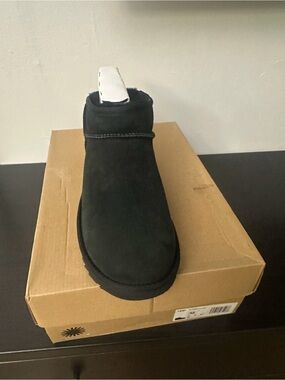 Black Suede Ankle Booties - Cozy Everyday Style